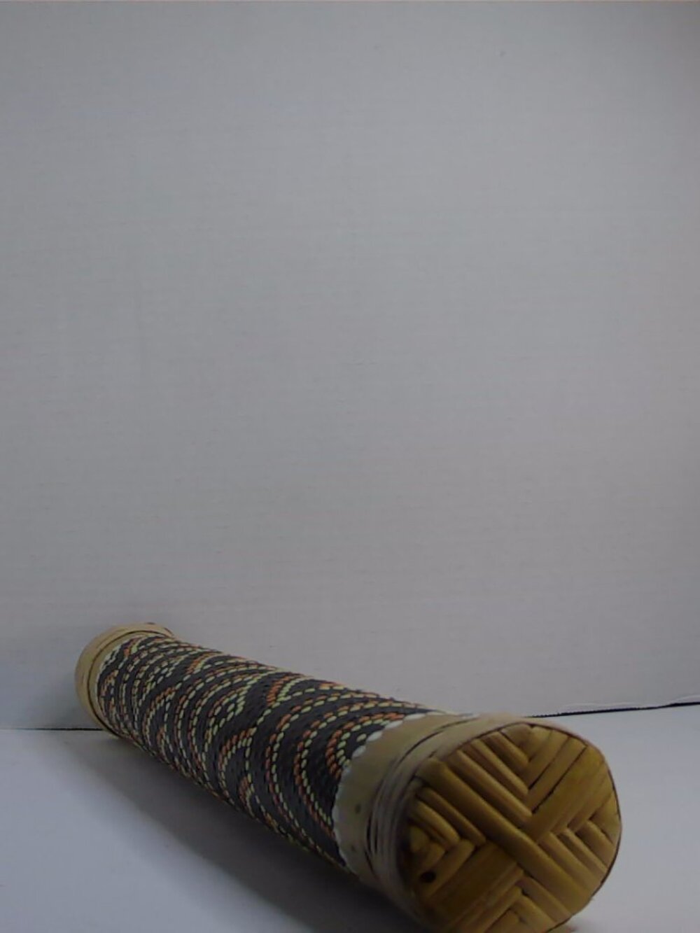Hand painted bamboo rain stick